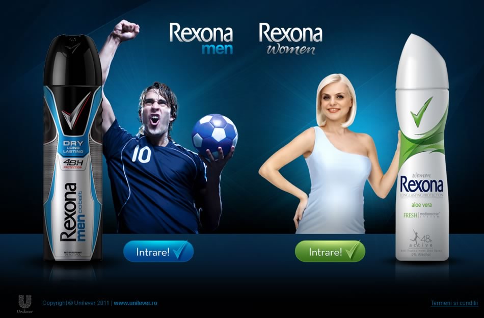 QKStudio Proyecto Rexona > Destacados, Diseño 