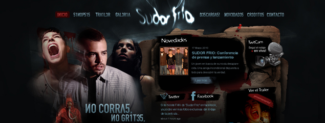 It is on line the website of the film Cold Sweat!