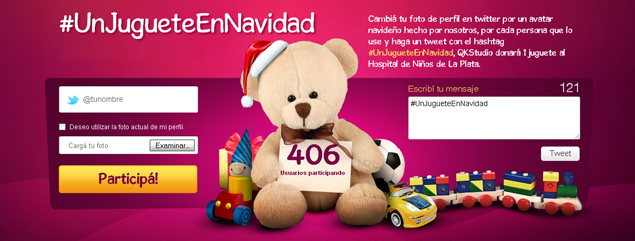 #UnJugueteEnNavidad, campaña solidaria en Twitter para el Hospital de Niños de La Plata