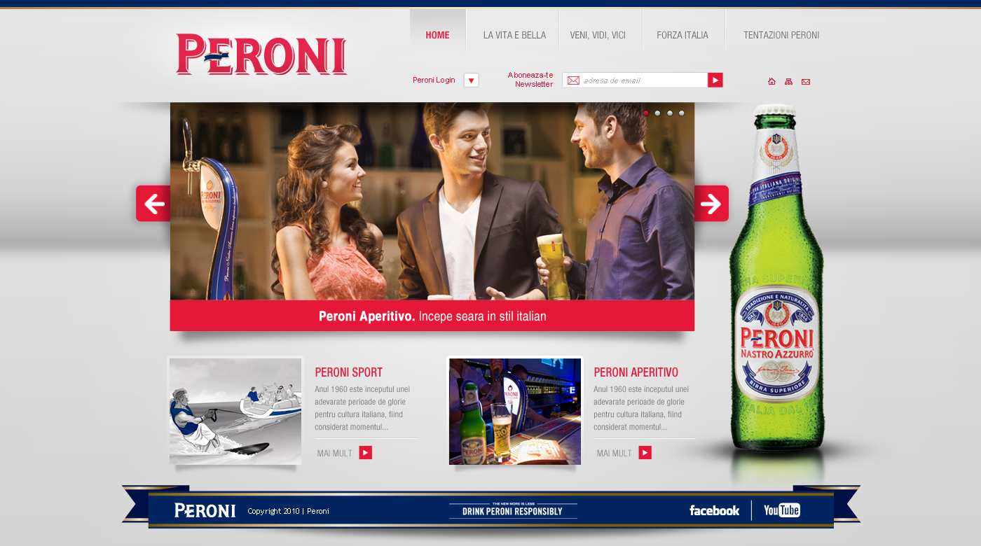 Peroni Website