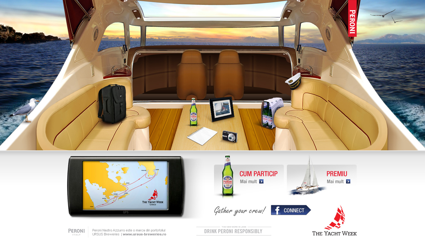 Peroni Yatch website