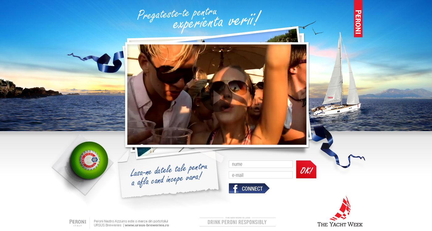 Peroni Yatch website