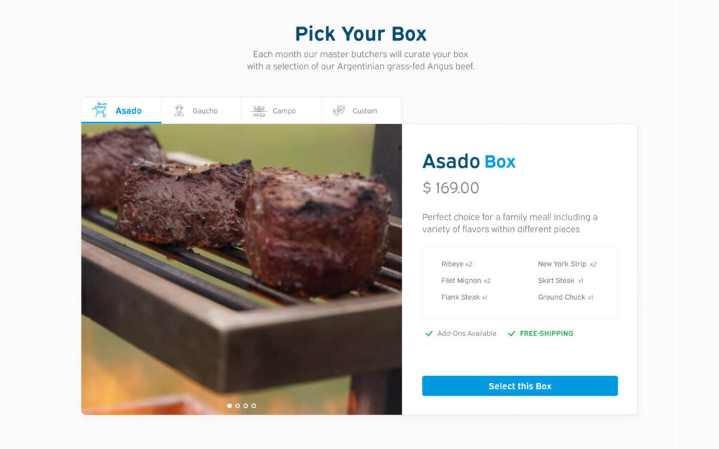 Carne Collective Home Pick your box