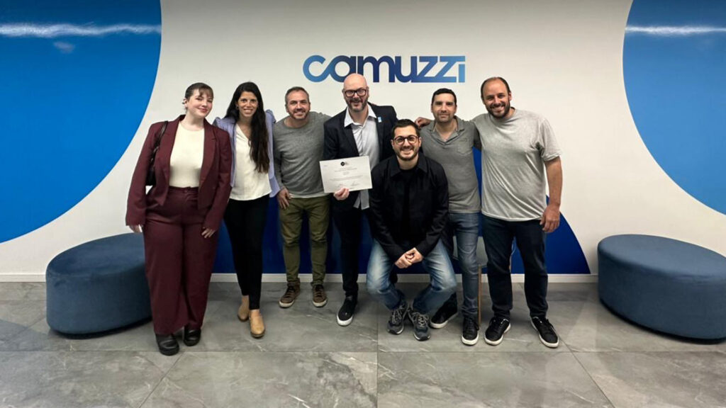 Equipo de Innovación de Camuzzi junto a QKStudio