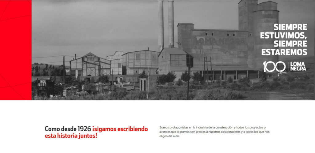 Loma Negra Website Quienes Somos Hero Proyectos